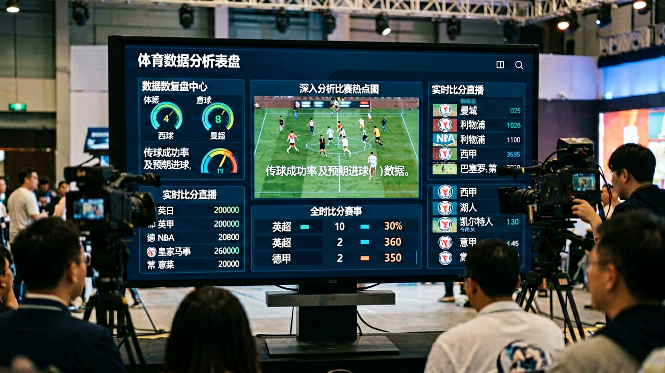 体育数据分析仪表盘界面